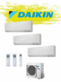 Aire Acondicionado Daikin 3x1 3MXM52A (2ud) FTXP25M + (1ud) FTXP35M