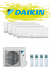 Aire Acondicionado Daikin 4x1 4MXM68N (3ud) FTXP25M + (1ud) FTXP35M