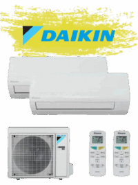 Aire Acondicionado Daikin Sensira 2x1 2MXF40A (2ud) CTXF25F