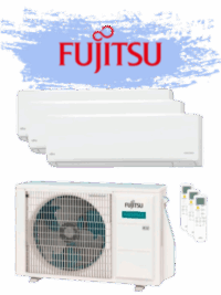 Aire Acondicionado Fujitsu AOY50M3-KB 3X1 Configurable + (3ud) ASY25MI-KMCC +ASY35MI-KMCC