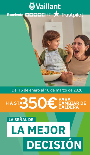 Promoción Vaillant: 150 € por aire acondicionado climaVAIR plus