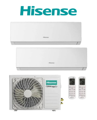 Aire Acondicionado Hisense 2×1 Aire Acondicionado Hisense 2×1 UdExt2AMW42U4RGC Configurable